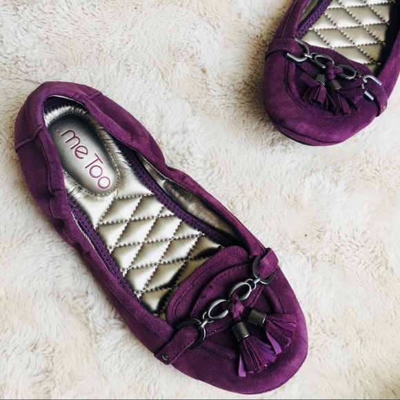 me too Shoes - Me Too purple suede flats